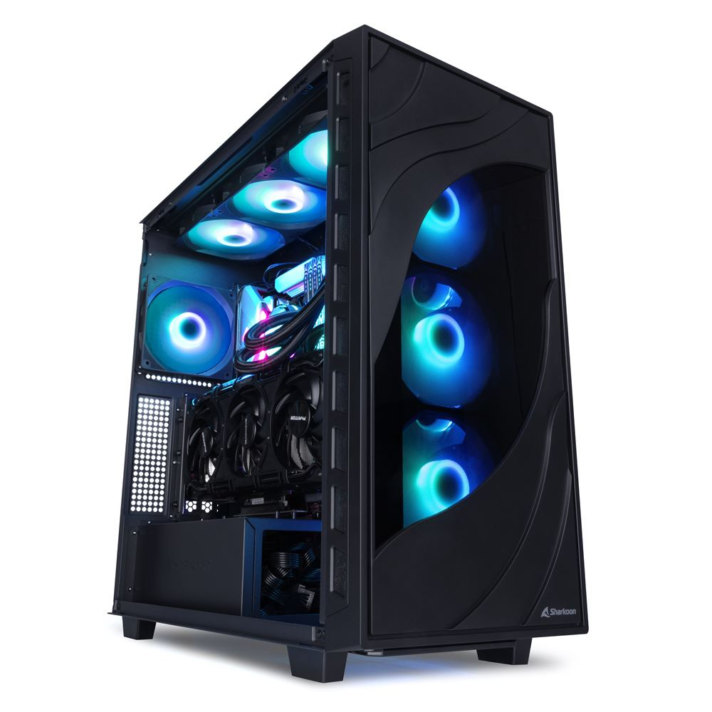 Sharkoon REBEL C80M RGB - Gehäuse, Ansicht 2