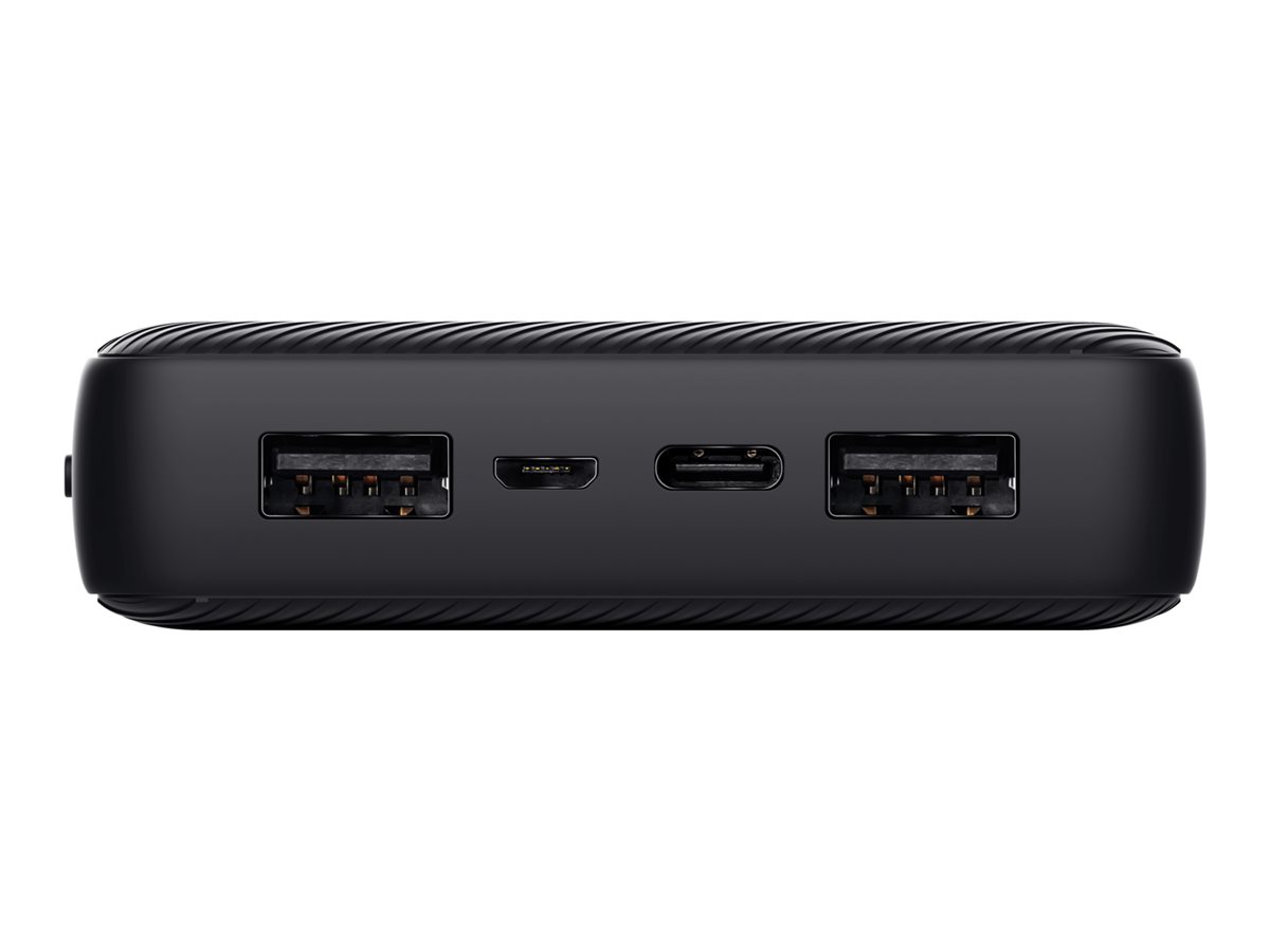 Trust Primo - Powerbank - 20000 mAh - 74 Wh - 15 Watt - 3 A - Fast Charge - 3 Ausgabeanschlussstellen (2 x USB, USB-C), Ansicht 3