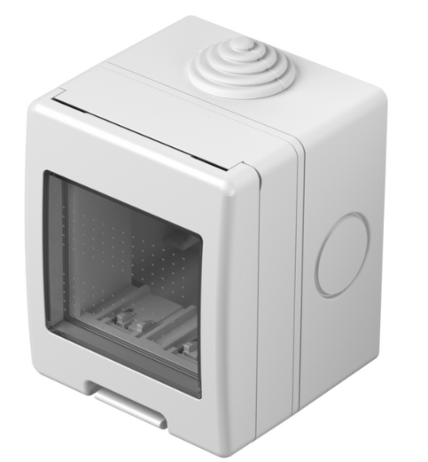 TEM Serie Modul Aufputzgehäuse IP55 BOX NO CUBOIP55 2M PW, Ansicht 2