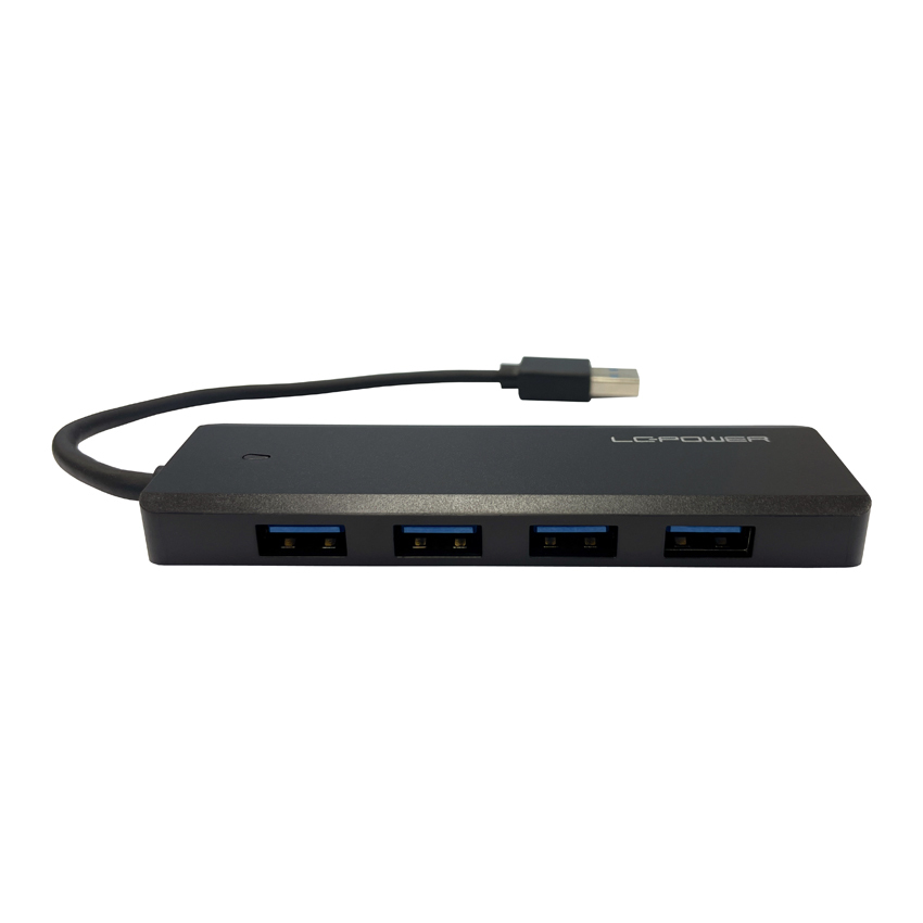 LC-Power LC-HUB-U3-4-V2 4xUSBA 1XUSB-C Black retail, Ansicht 4