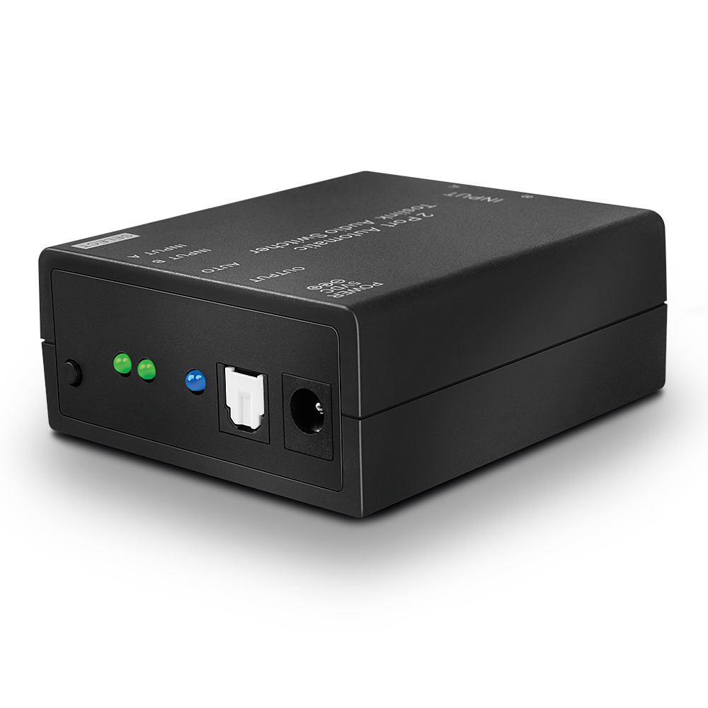 Lindy 2 Port Automatic Optical Audio Switch - Audio-Switch, Ansicht 4