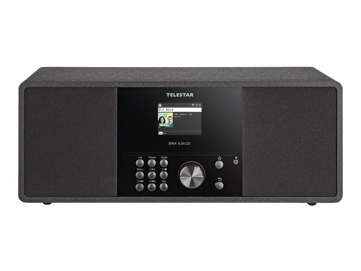 Telestar DIRA S 24 CD - CD-Player/Radio - Schwarz