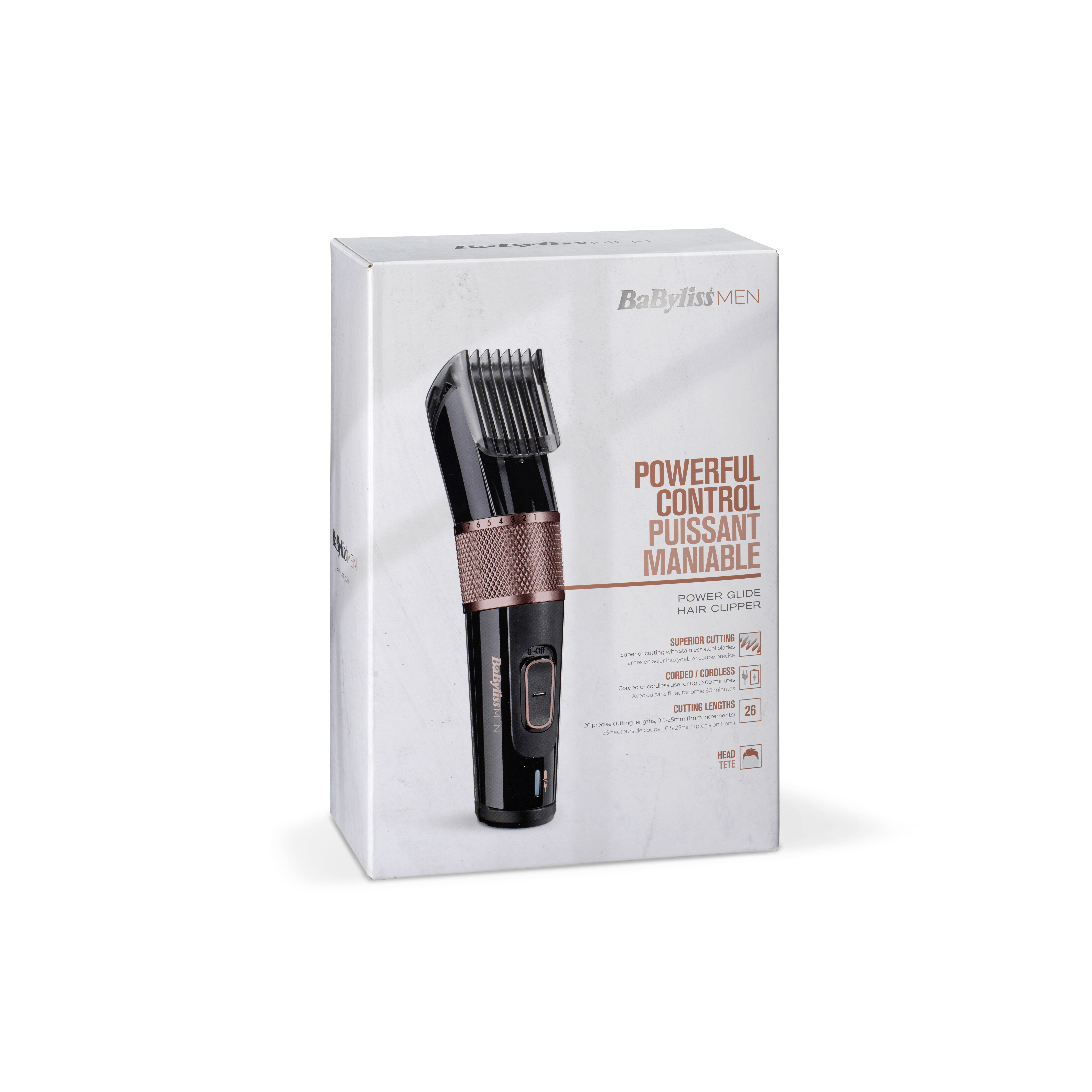 BaByliss E974E - Schwarz - Braun - 0,5 mm - 2,5 cm - Edelstahl - Wechselstrom/Batterie - 60 min, Ansicht 2