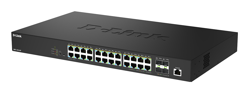D-Link DMS 1250-28P - Switch - L2+ - Smart - 24 x 10/100/1000/2.5G (PoE+), Ansicht 4