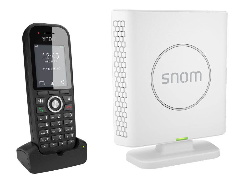 Snom m430 - Schnurloses VoIP-Telefon mit Rufnummernanzeige