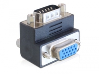 Delock Adapter VGA male  female 90° angled - VGA-Adapter - HD-15 (VGA)