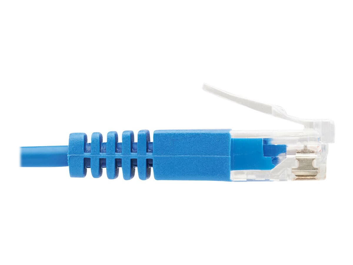 Tripp Cat6 Gigabit Ethernet Cable Molded Ultra-Slim RJ45 M/M Blue 1ft - Netzwerkkabel - RJ-45 (M), Ansicht 4