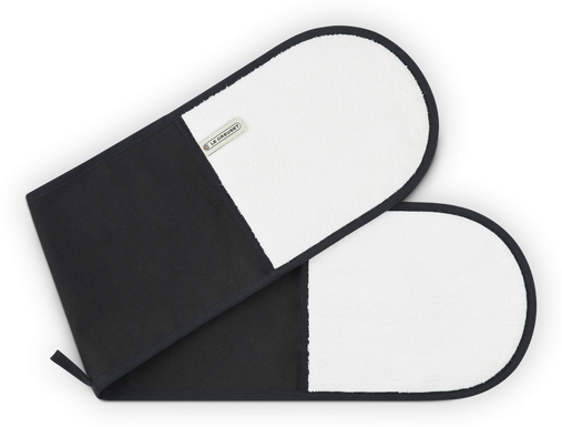 Le Creuset Oven Glove Double 89x20cm black Schwarz 95001000000000, Ansicht 2