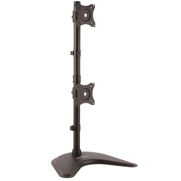 StarTech.com Vertikale Dual Monitorhalterung - Heavy Duty Stahl - Für VESA Monitore bis zu 27 Zoll, Ansicht 2