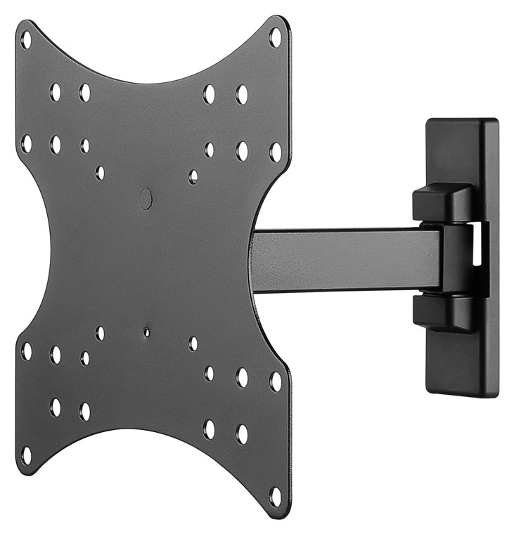 Goobay 49713 - 106,7 cm (42 Zoll) - 75 x 75 mm - 200 x 200 mm - 0 - 10° - Stahl - Schwarz, Ansicht 4
