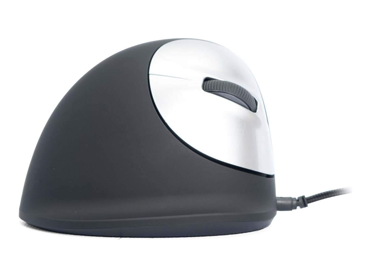 R-Go HE Mouse Ergonomische Maus, Groß (über 185mm), rechtshändig, drahtgebundenen, Ansicht 4