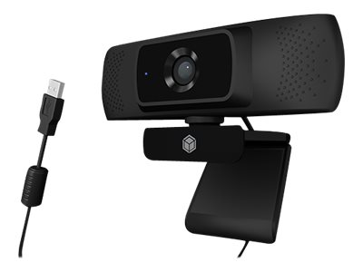 ICY BOX Webcam Full-HD 1920x1080,Audio,USB2.0,schwarz