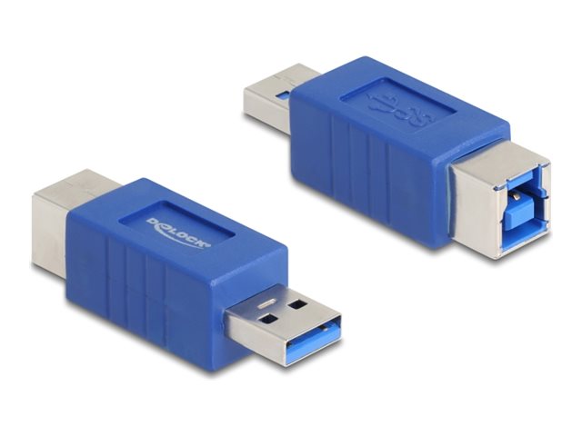 Delock USB-Adapter - USB Typ A (M) zu USB Type B (W)