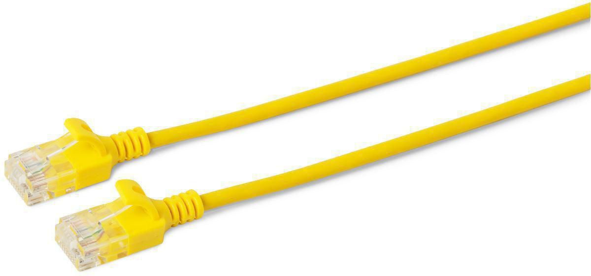 MicroConnect V-UTP60015Y-SLIM - 0,15 m - Cat6 - U/UTP (UTP) - RJ-45 - RJ-45 - Gelb, Ansicht 2