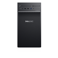 Dell PowerEdge T40 - Server - Tower - 1-Weg - 1 x Xeon E-2224G / 3.5 GHz - RAM 8 GB - HDD 1 TB - DVD-Writer - UHD Graphics P630 - GigE - kein Betriebssystem - Monitor: keiner - Schwarz - BTS - mit 1 Jahr Basis Vor-Ort-Service (CZ - 3 Jahre)
