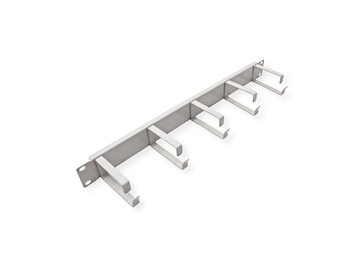 VALUE Kabelführungsplatte für Schaltschrank - Vorderseite - Hellgrau, RAL 7035 - 1U - 48.3 cm (19), Ansicht 4