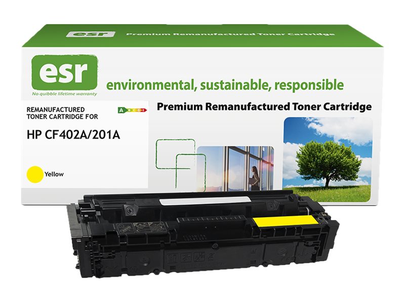 ESR Gelb - kompatibel - Karton - wiederaufbereitet - Tonerpatrone (Alternative zu: HP CF402A)