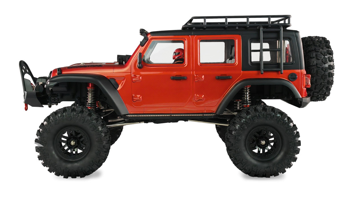 Amewi RC Auto AMXRock Crosstail Crawler 4WD 1 10 ARTR Rot, Ansicht 4