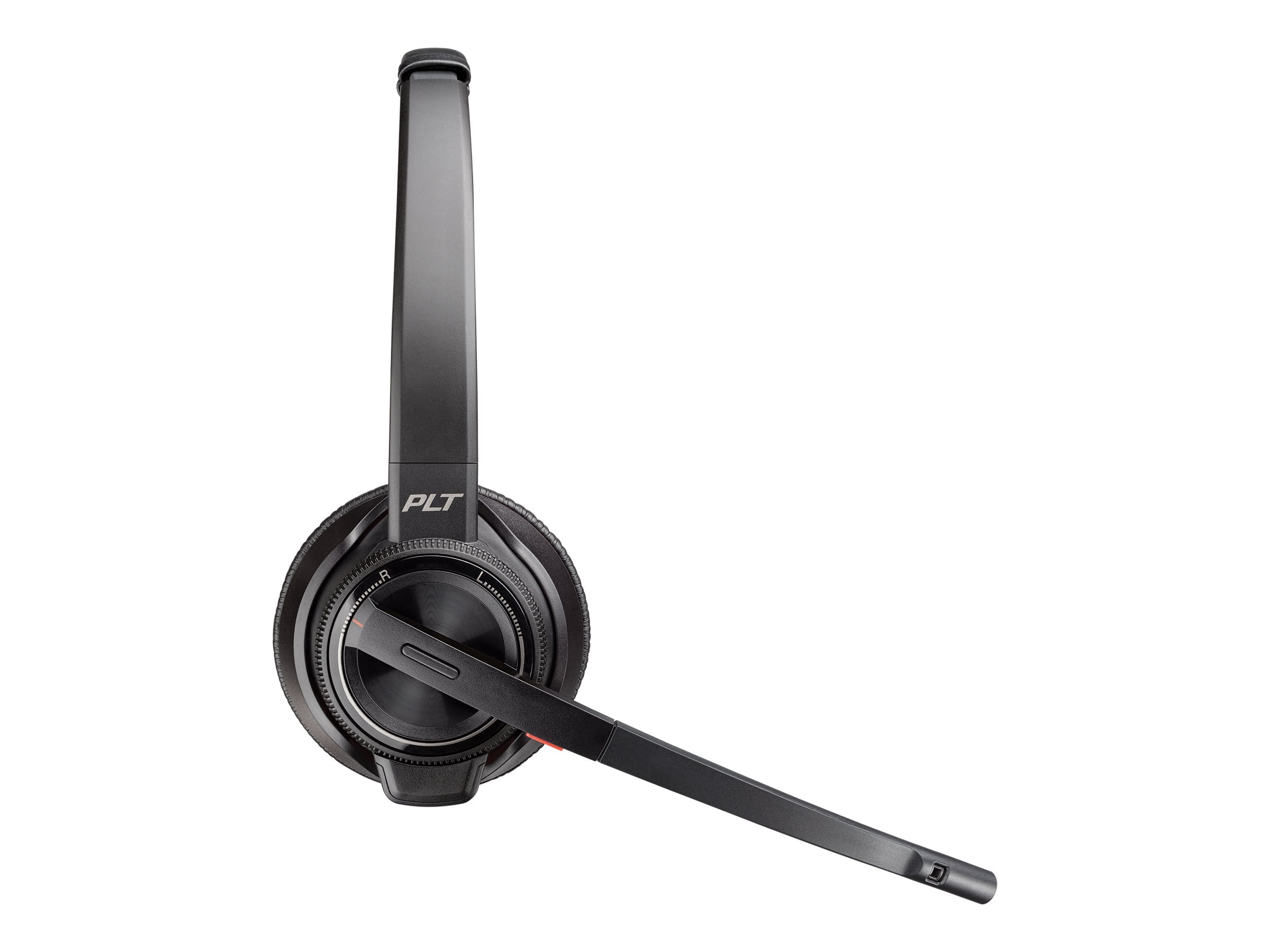 Poly Savi 8200 Series W8220 - Headset - On-Ear Ersatz DECT kabellos aktive Rauschunterdrückung mit Ladeschale, Ansicht 5