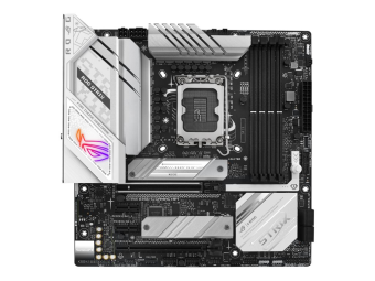 ASUS ROG STRIX B760-G GAMING WIFI - Motherboard - micro ATX - LGA1700-Sockel - B760 Chipsatz - USB-C 3.2 Gen 2x2 USB 3.2 Gen 1 USB 3.2 Gen 2 USB-C 3.2 Gen 1 USB-C 3.2 Gen2 - 2.5 Gigabit LAN Wi-Fi 6E Bluetooth - Onboard-Grafik (CPU erforderlich)