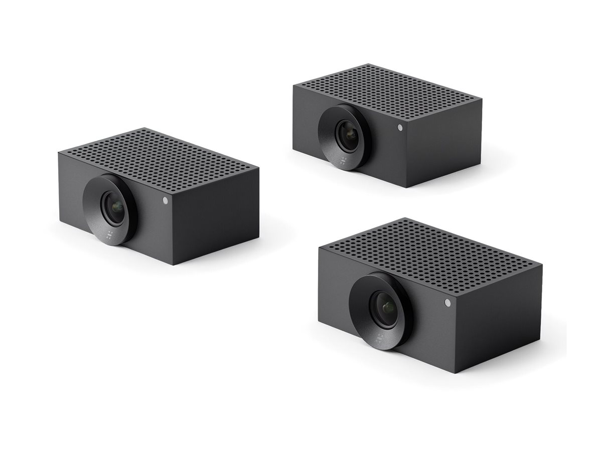 Jabra CAM Crew - Konferenzkamera - Farbe - 1920 x 1080 - feste Brennweite - USB 3.0 - Gleichstrom 5 V (Packung mit 3)