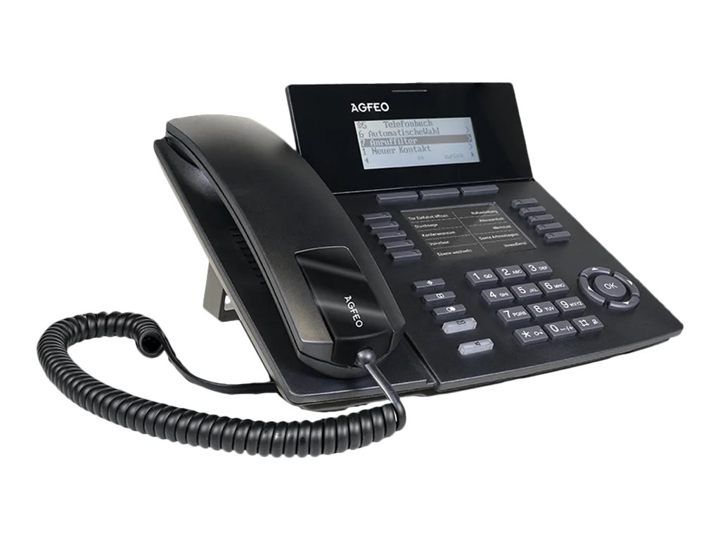 AGFEO ST 54 IP - VoIP-Telefon - Schwarz