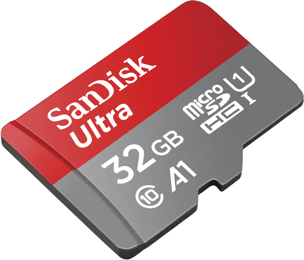 SanDisk Ultra - Flash-Speicherkarte (microSDHC/SD-Adapter inbegriffen), Ansicht 2