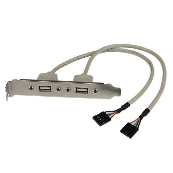 StarTech.com 2-Port USB A Slotblech-Adapter (Buchse), Ansicht 2