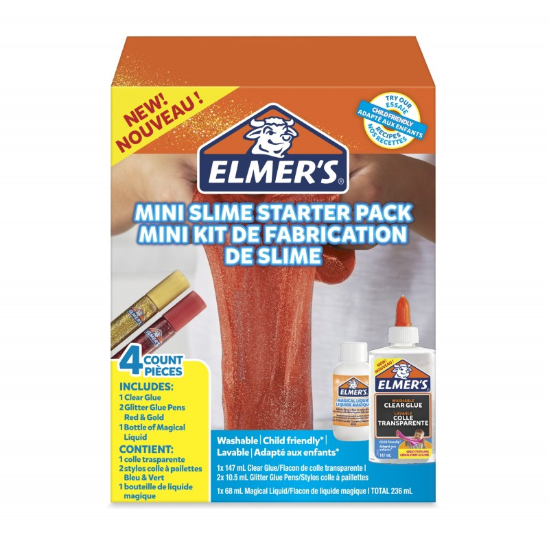 Elmers Elmer's 2097607 - Mini Slime - Starter Kit - Rot und Gold