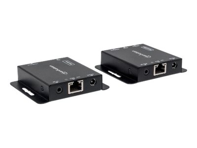 Manhattan HDMI 1080p over Ethernet Extender Kit, Up to 50m with Single Cat6 Cable, Tx & Rx Modules, IR Support, Three Year Warranty, Box