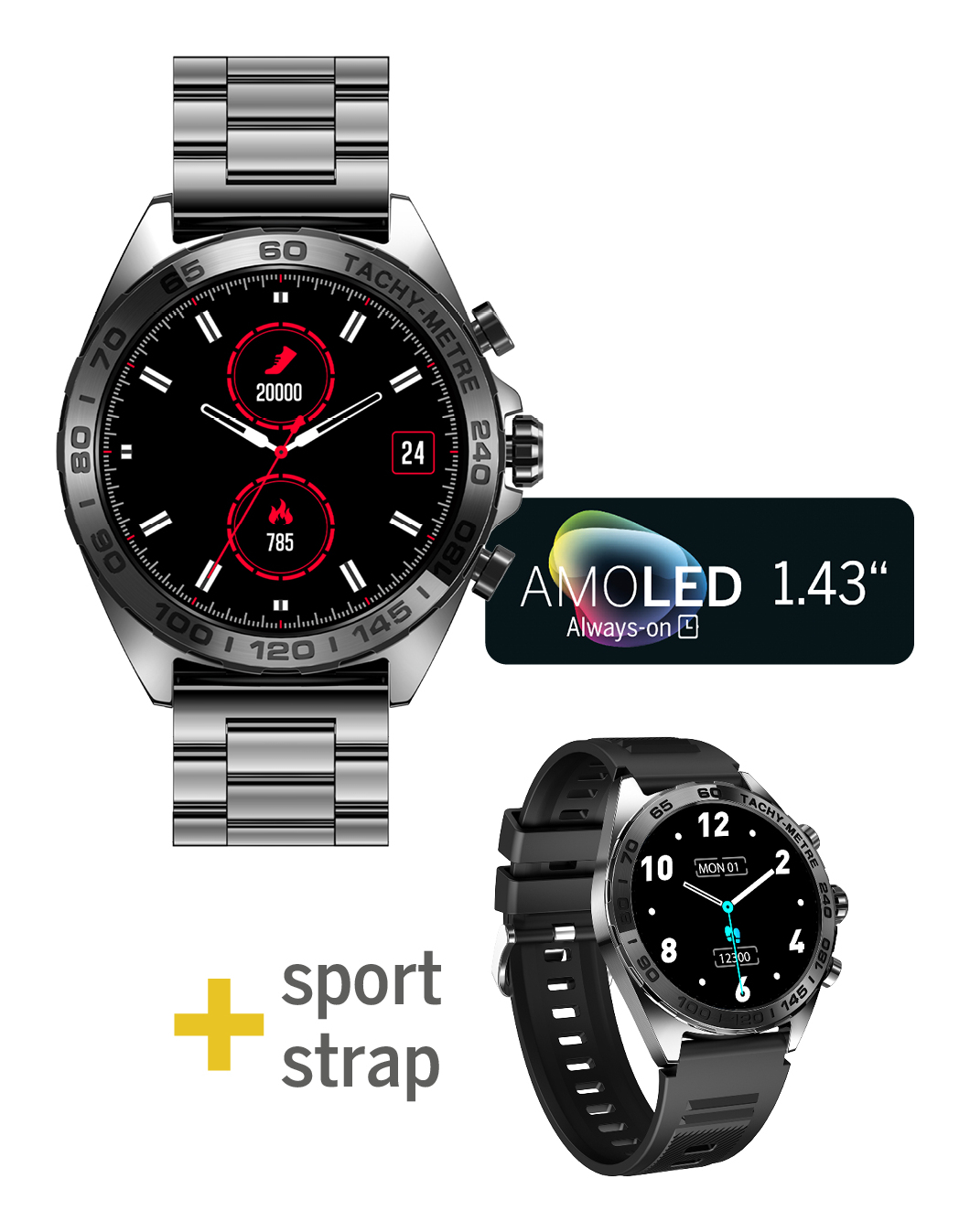 Bea-fon SmartWatch 501 501_EU001BB, Ansicht 3