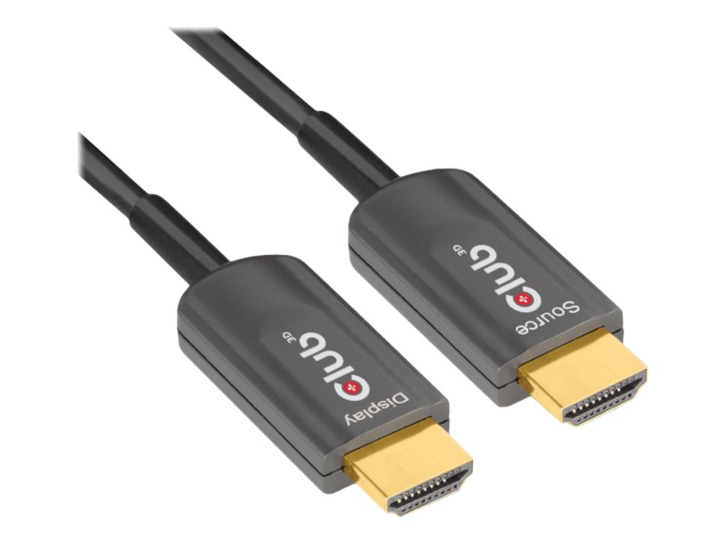 Club 3D Ultra High Speed - HDMI-Kabel - HDMI männlich zu HDMI männlich - 20 m - Hybrid Kupfer/Kohlefaser - 4K, Ansicht 3