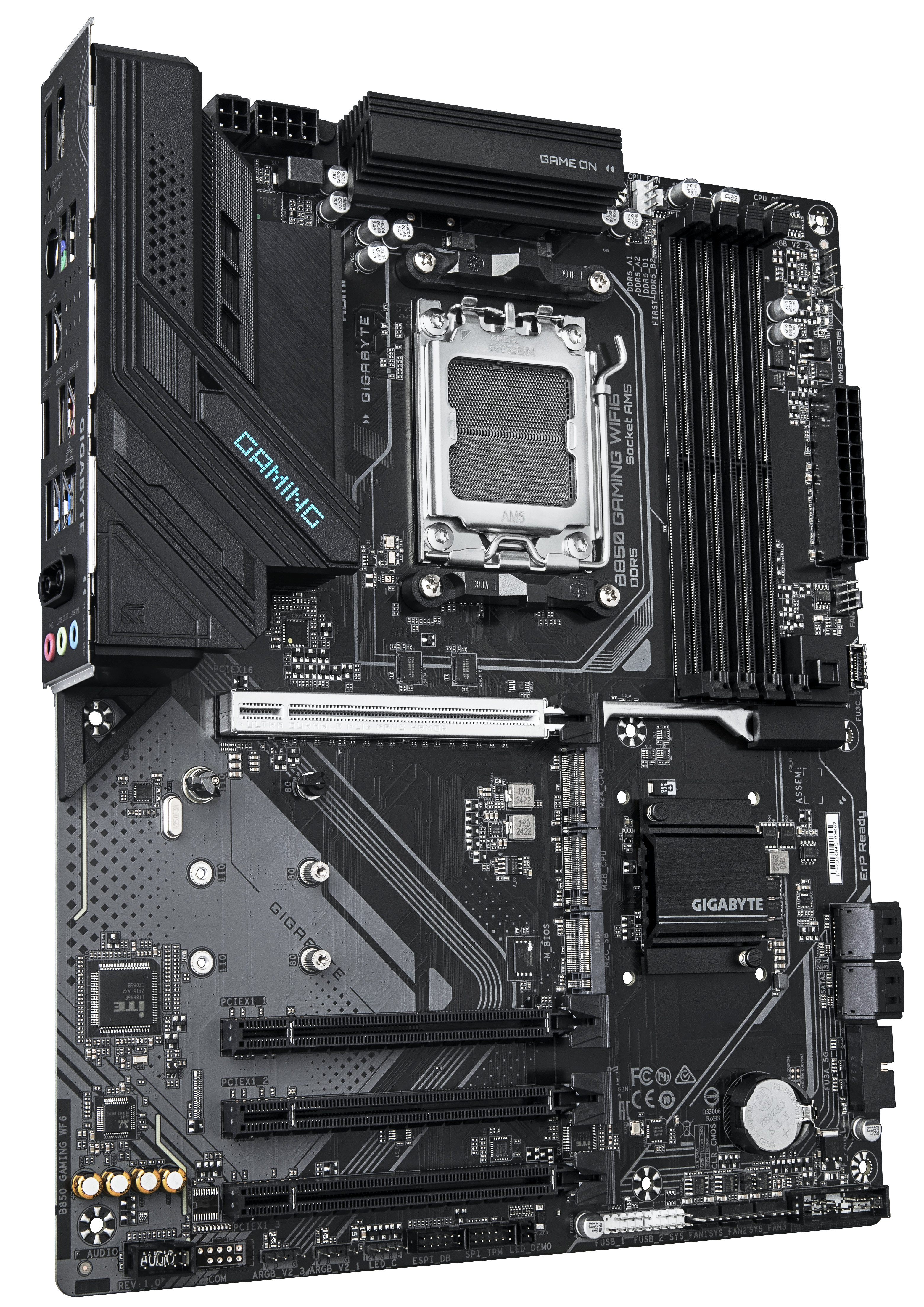 Gigabyte GIGA B850 GAMING WF6 AM5/DDR5/ATX - Mainboard - AMD Sockel AM5 (Ryzen Zen4), Ansicht 3