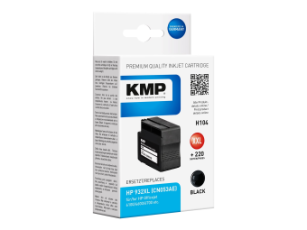 KMP H104 - 35 ml - Größe XXL - Schwarz - kompatibel - Tintenpatrone (Alternative zu HP 932XL HP CN053AE)