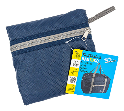WEDO Gepäcktasche faltbar wasserabweisend Nylon rot, Ansicht 4