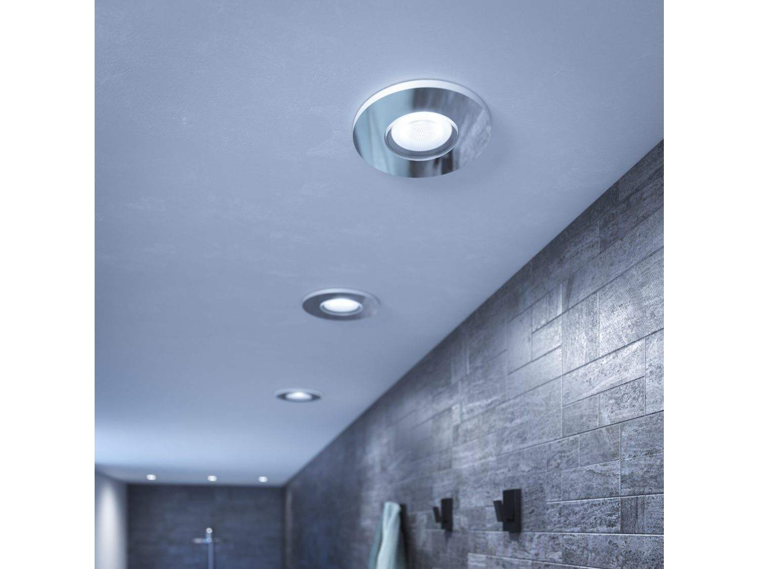 Philips Hue White ambiance Adore - Vertieftes Spotlicht - GU10 - 4.2 W - Klasse E - 2200-6500 K - Chrom (3er Pack), Ansicht 2