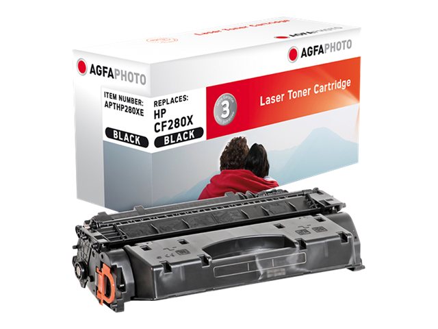 AgfaPhoto Schwarz - kompatibel - Tonerpatrone (Alternative zu: HP 80X HP CF280X)