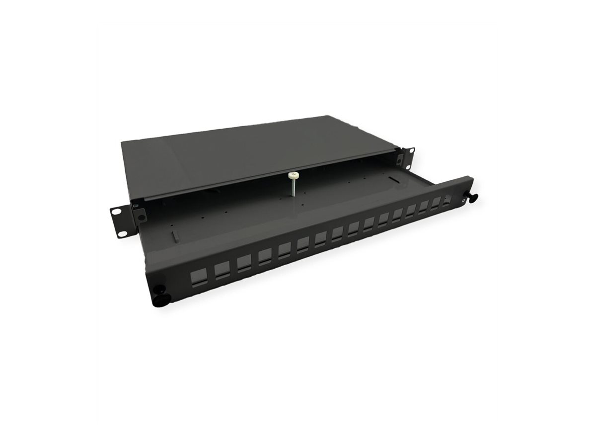 ROLINE 19LWL Patchpanel Box+Front für 16x Keystones, Ansicht 3
