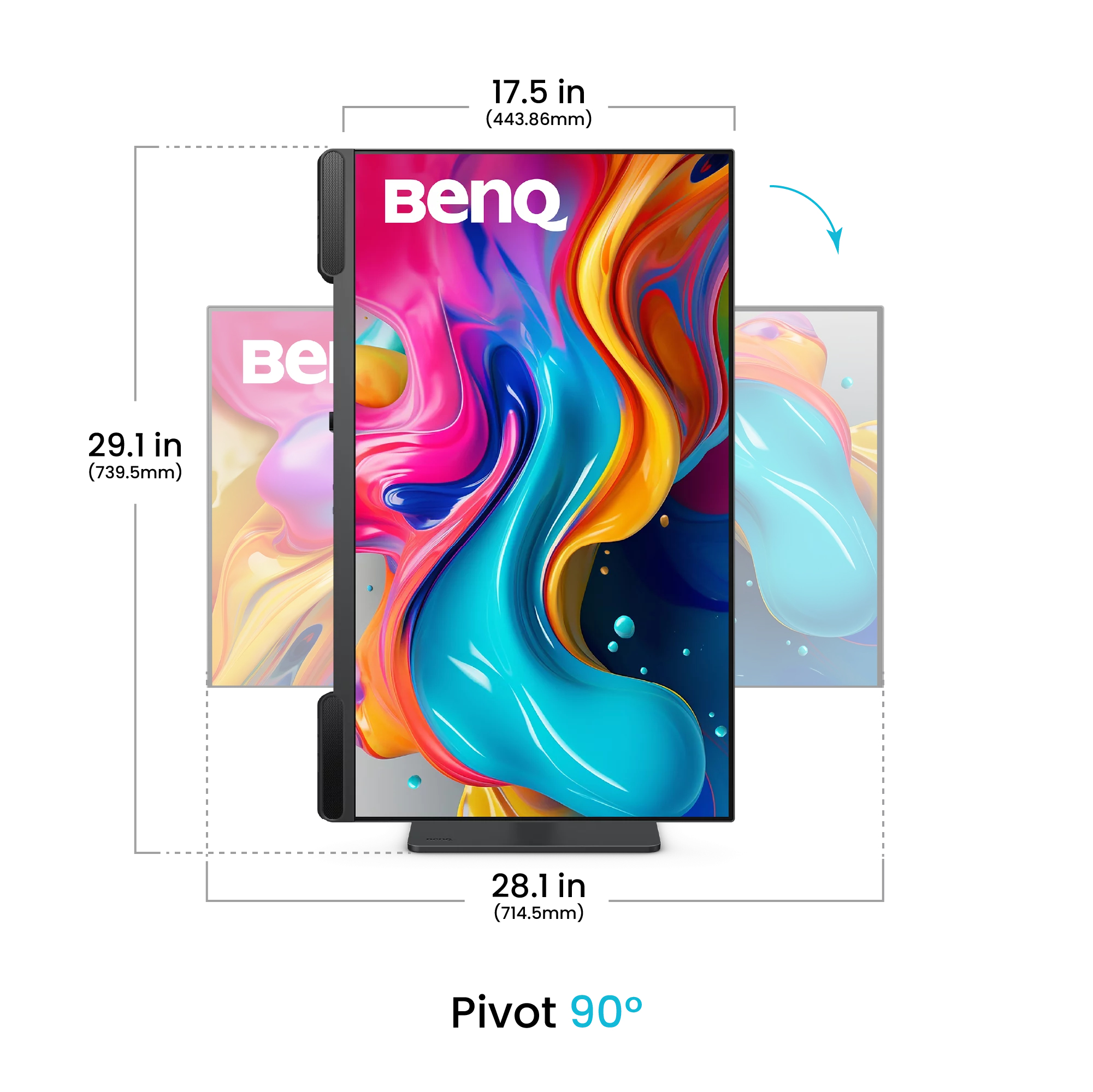 BenQ PV3200U - LED-Monitor - 81.3 cm (32) - 3840 x 2160 4K @ 60 Hz, Ansicht 4