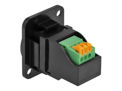 Delock D-Type Module 3.5 mm 3 pin stereo jack female to terminal block