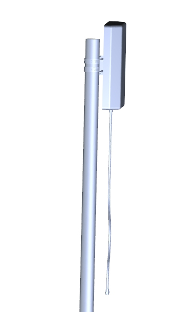 ALLNET ALL19103 Netzwerk-Antenne 5 dBi MIMO directional antenna SMA, Ansicht 3