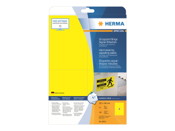 HERMA Special - Matt - selbstklebend - Gelb - A6 (105 x 148 mm)