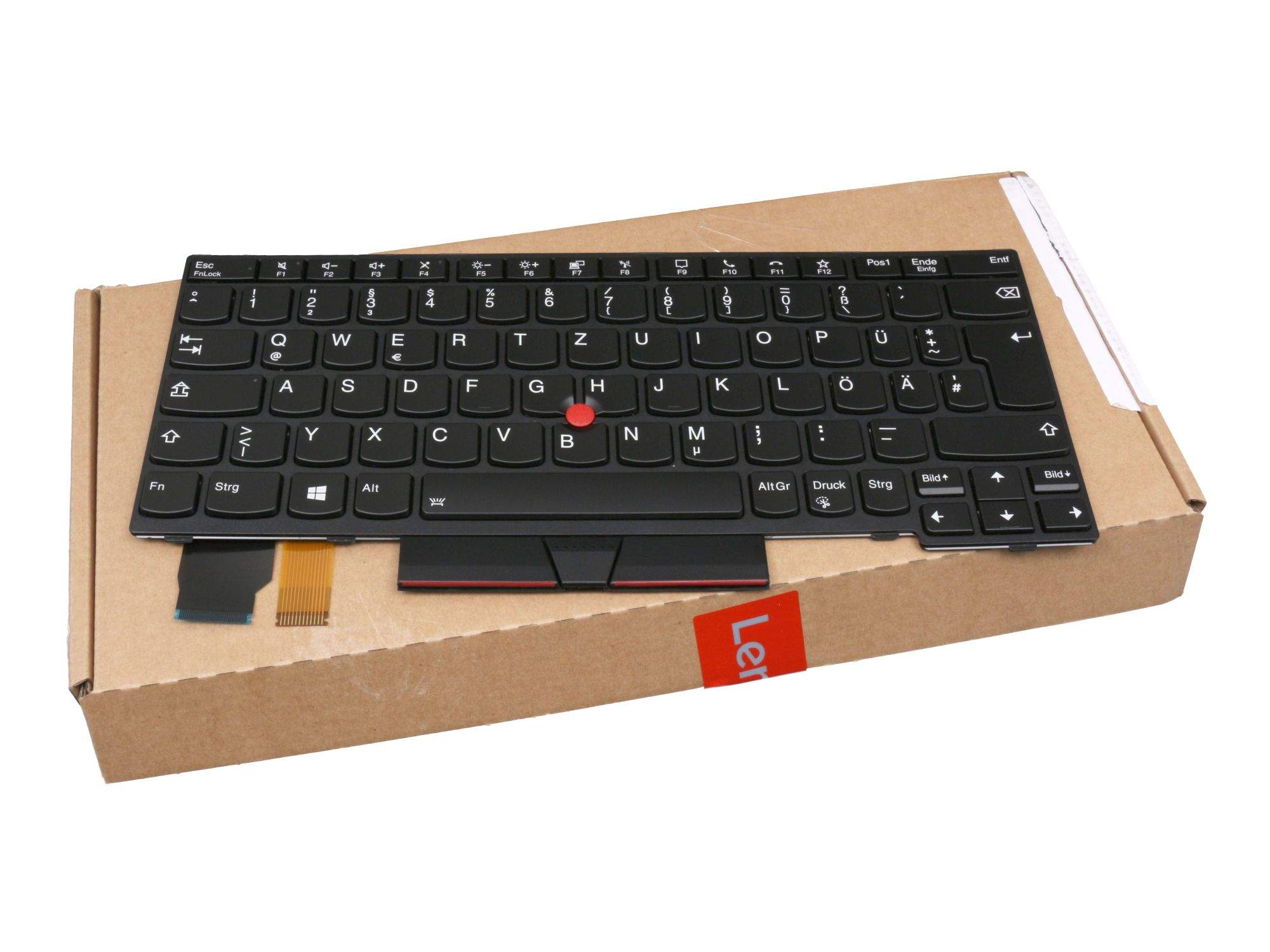 Lenovo Primax - Ersatztastatur Notebook - mit Trackpoint, UltraNav - TL: Deutsch, QWERTZ, Ansicht 2