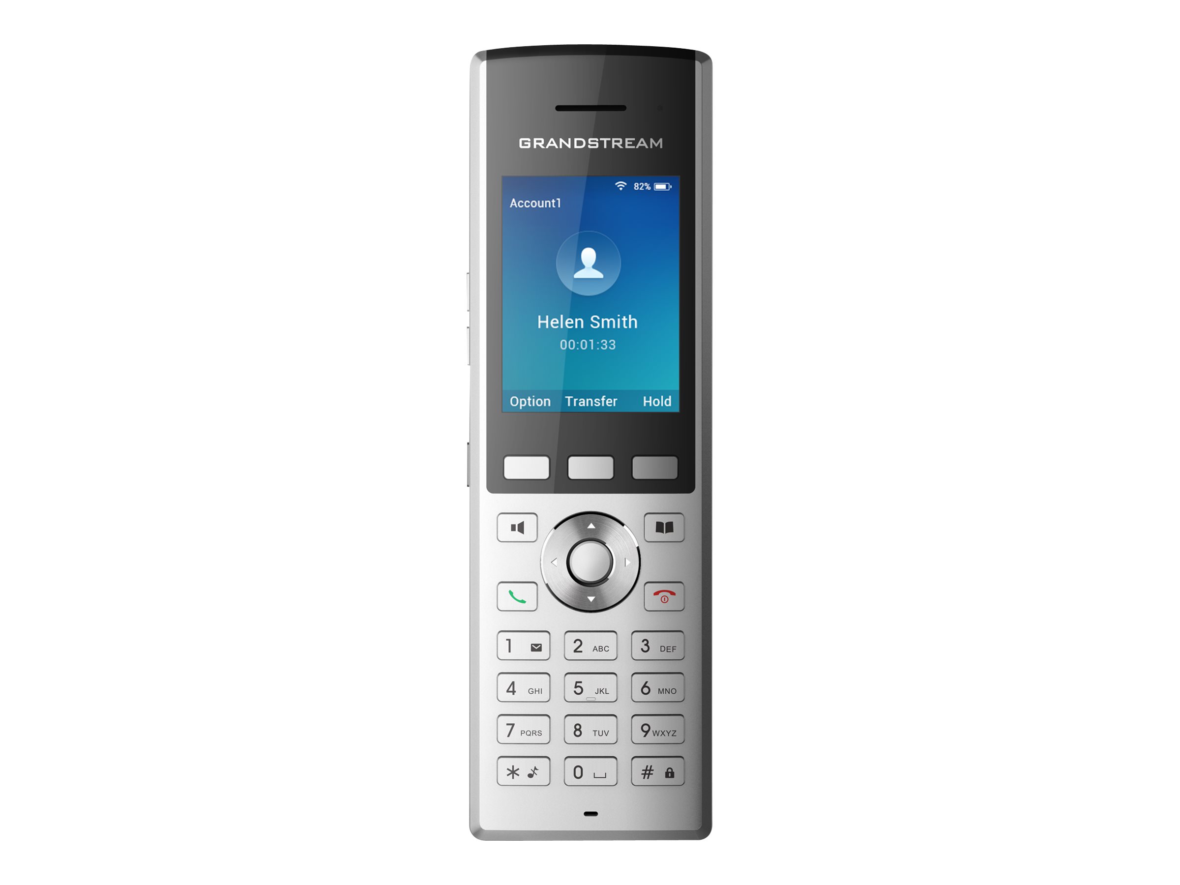 Grandstream WP820 - VoIP-Telefon - Bluetooth-Schnittstelle - IEEE 802.11a/b/g/n (Wi-Fi)