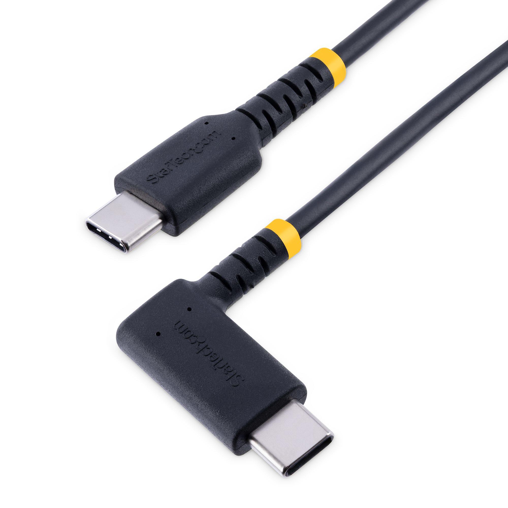 StarTech.com 6in (15cm) USB C Charging Cable Right Angle, 60W PD 3A, Heavy Duty Fast Charge USB-C Cable, Ansicht 2
