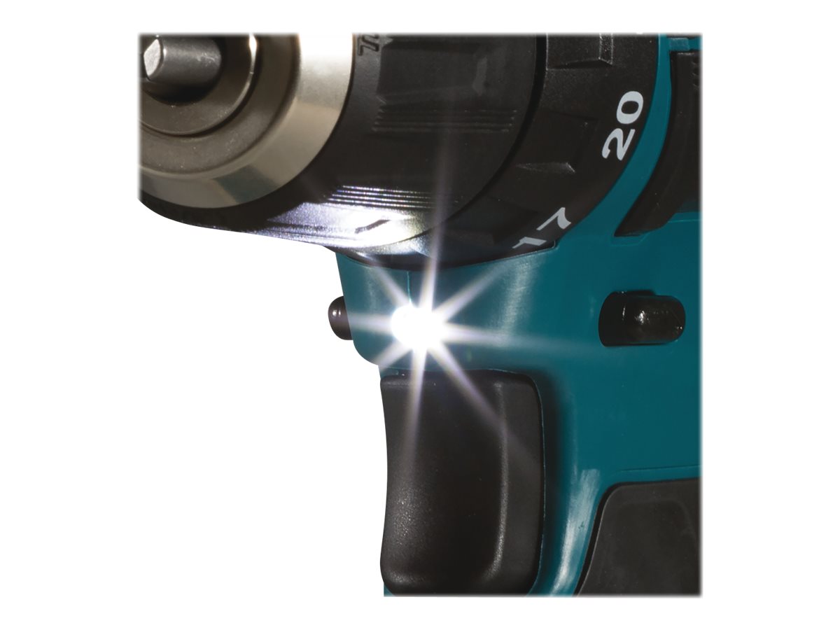 Makita HP333DSAX1 Akku-Schlagbohrschrauber inkl. Koffer + 2 Akkus 2.0Ah + Zubehör, Ansicht 3