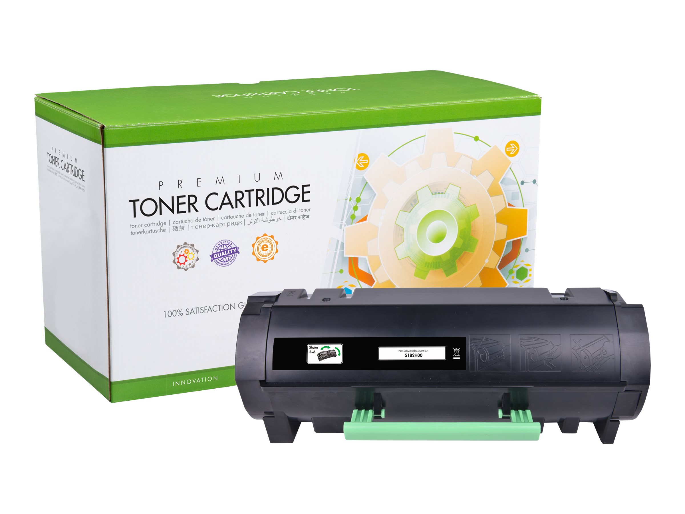 Static Control Schwarz - kompatibel - Tonerpatrone (Alternative zu: Lexmark 51B2H00)