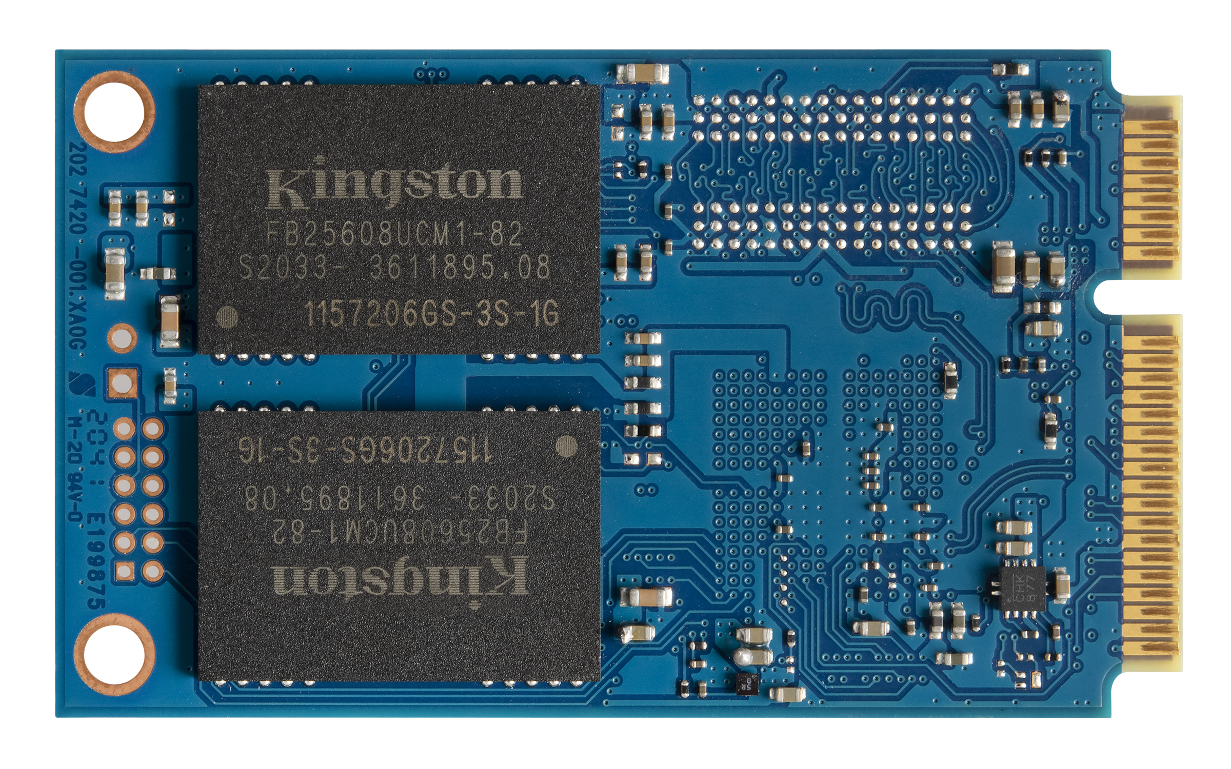 Kingston KC600 - 256 GB - mSATA - 550 MB/s - 6 Gbit/s