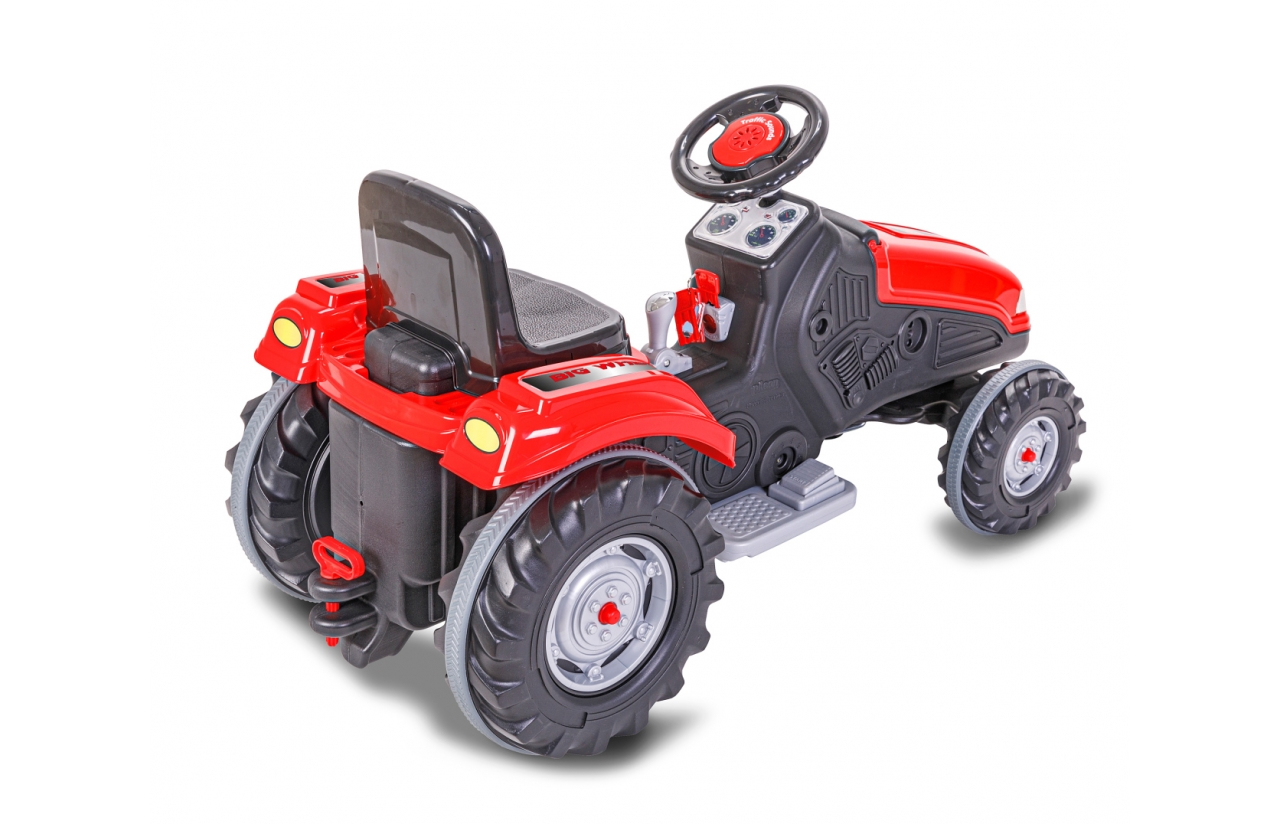 JAMARA Ride On Traktor Big Wheel - 3 Jahr(e) - 4 Rad/Räder - Schwarz - Rot, Ansicht 3
