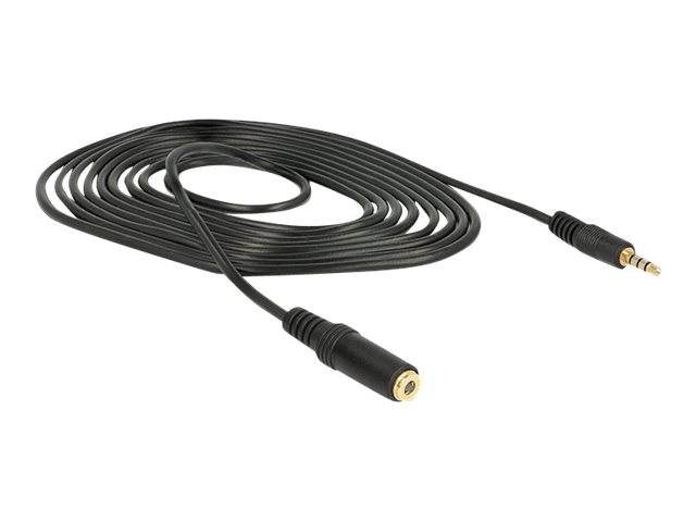 Delock Headset-Erweiterungskabel - 4-poliger Mini-Stecker männlich zu 4-poliger Mini-Stecker weiblich